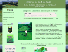 Tablet Screenshot of golf-italia.com